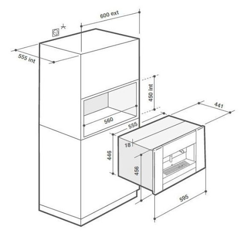 Кофемашина DE DIETRICH DKD7400XB