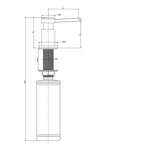 Дозатор PAULMARK Brevit D005-LG