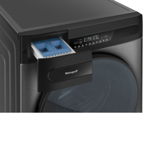 Стиральная машина WEISSGAUFF WMD 49411 DC Inverter Steam Grey