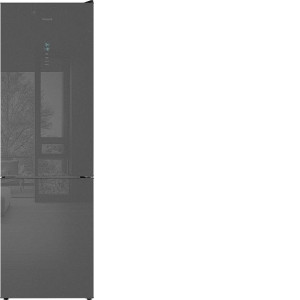 Холодильник WEISSGAUFF WRK 195 D Full NoFrost Bru Steel Glass