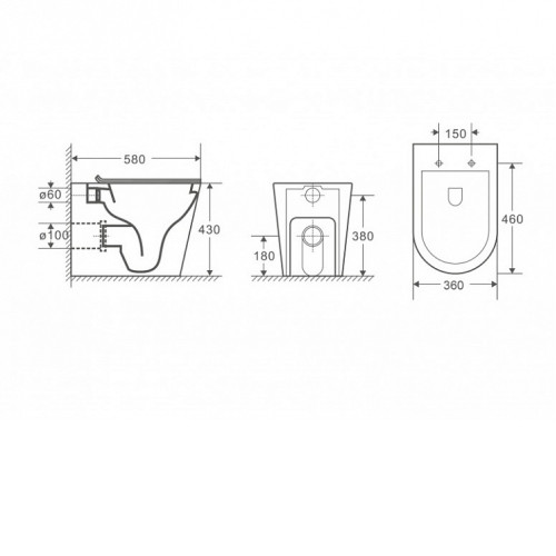 Унитаз GROSSMAN GR-PR4450S