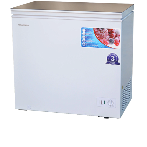 Морозильный ларь WILLMARK CF-250G белый/стеклянная крышка