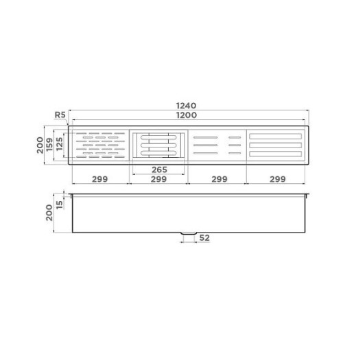 Сушка для посуды OMOIKIRI DRY-01-IN 4999010