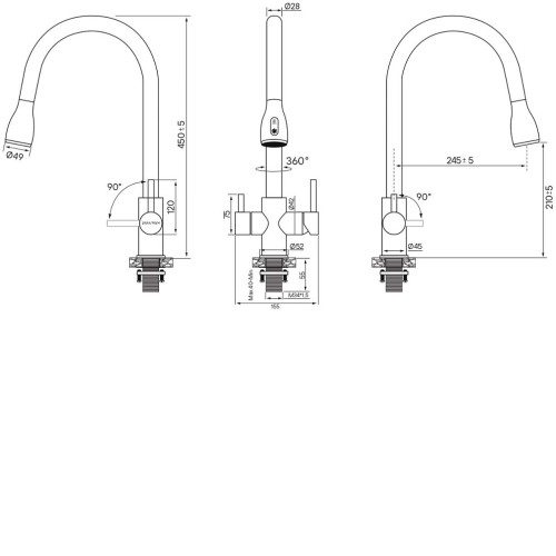 Смеситель PAULMARK Lange La214212-418