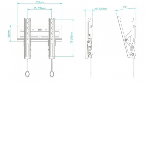 Кронштейн ONKRON TM1 Black