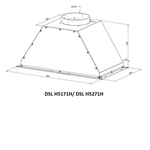 Вытяжка SCHAUB LORENZ DSL H5271H