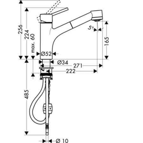 Смеситель HANSGROHE Talis S 32841000
