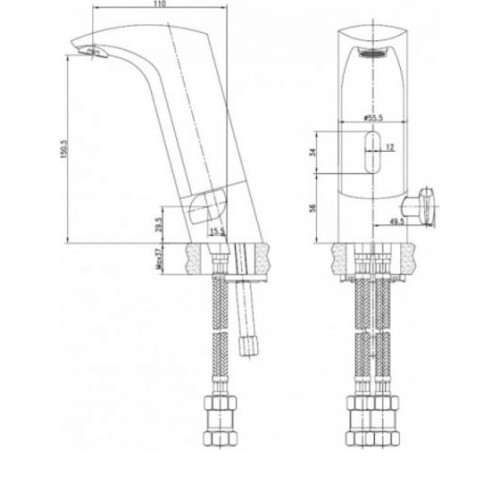 Смеситель KAISER Sensor 38011