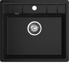 Кухонная мойка GRANFEST Quadro GF-Q561 чёрный