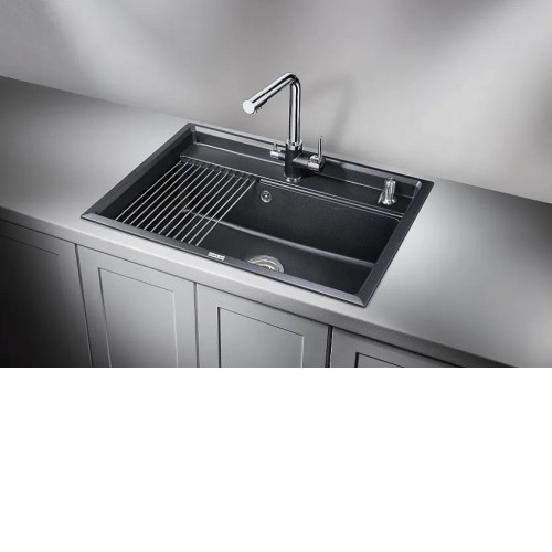 Кухонная мойка GRANULA KS-7301 шварц
