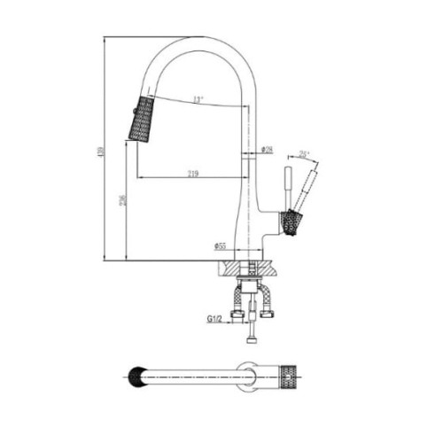 Смеситель D&K DA1462517D