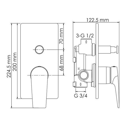 Смеситель WASSERKRAFT Aisch 5561