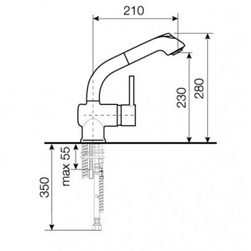 Смеситель ITALMIX INDUSTRIALE 0820 GREY