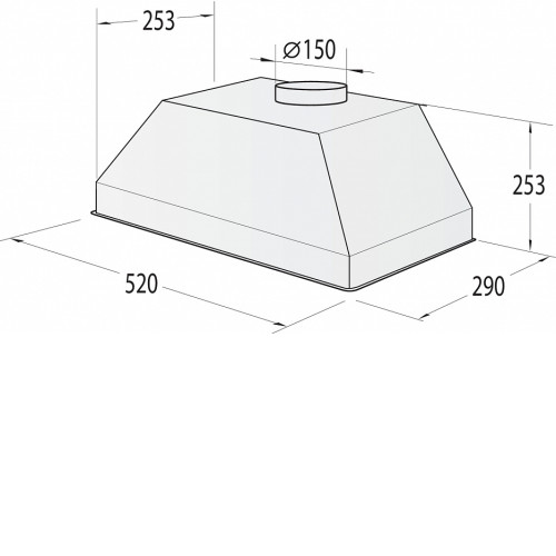 Вытяжка GORENJE BHI526E6X