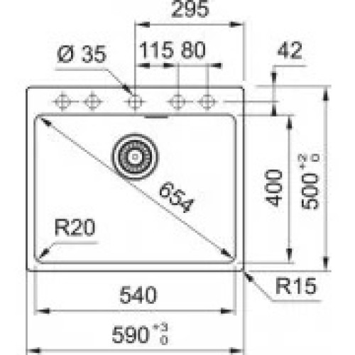 Кухонная мойка FRANKE MRG 610-54 полярный белый (114.0696.193)