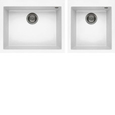 Кухонная мойка ELLECI Quadra 210 White K96