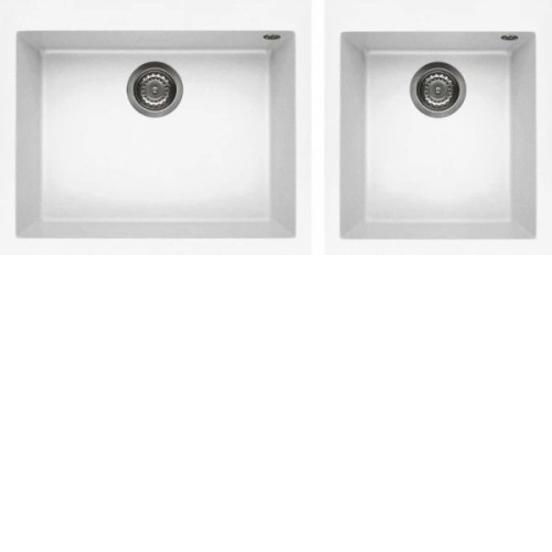 Кухонная мойка ELLECI Quadra 210 White K96