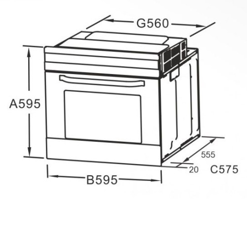Духовой шкаф EXITEQ EXO-404 BLACK