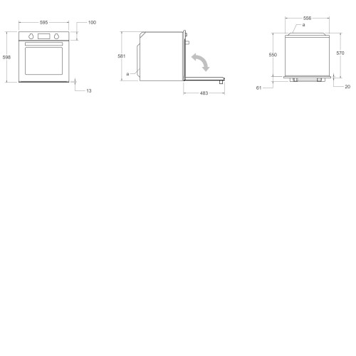 Духовой шкаф BERTAZZONI FMOD6093ESB1