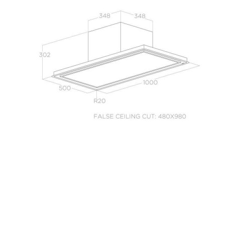 Вытяжка ELICA SKYDOME H30 A/100 (PRF0146232A)