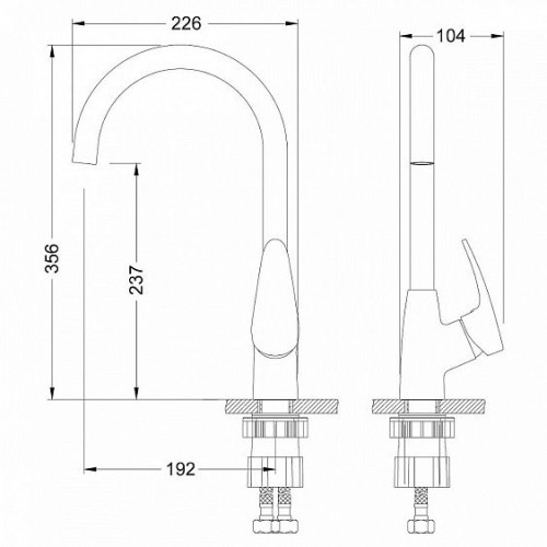 Смеситель LEMARK Linara LM0405C хром