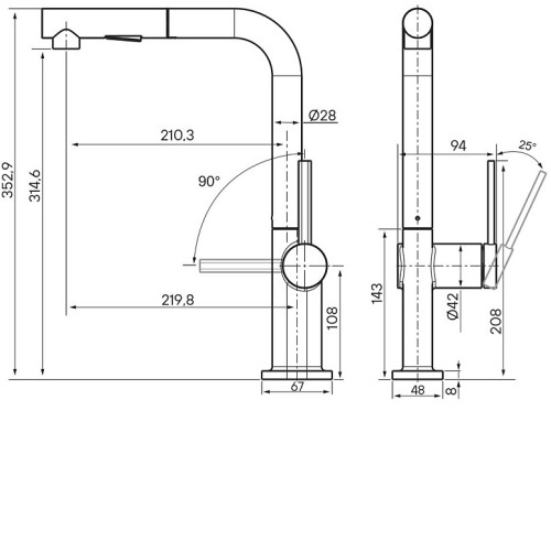 Смеситель PAULMARK Neo Ne214419-CR
