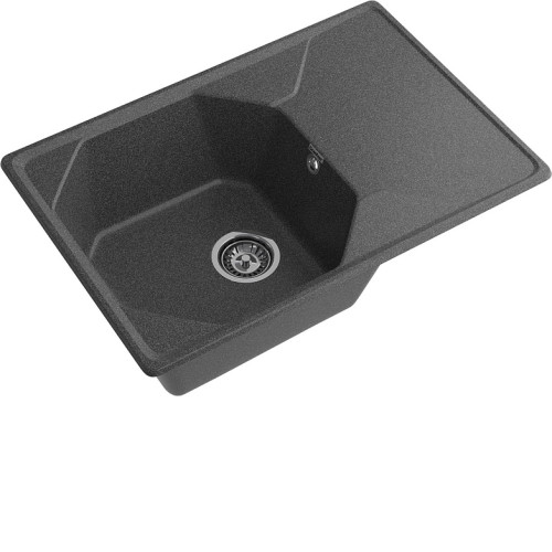 Кухонная мойка GRANFEST GF-U-740L графит