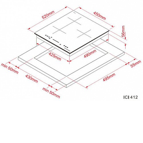 Варочная поверхность KUPPERSBERG ICI 412