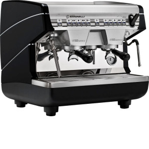 Кофемашина NUOVA SIMONELLI Appia II Compact 2Gr V black (высокие группы)