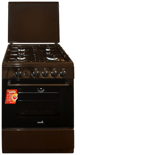 Газовая плита Cezaris ПГ 3100-02 (Ч) коричневый