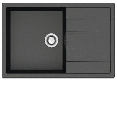 Кухонная мойка ZETT lab 161/Q4 черный T161Q004