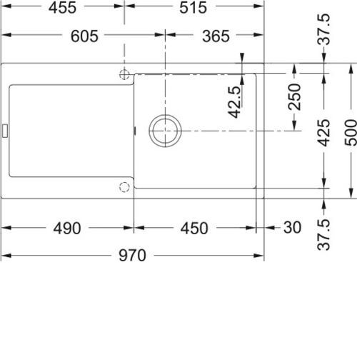 Кухонная мойка FRANKE MRG 611-L серый (114.0066.570)