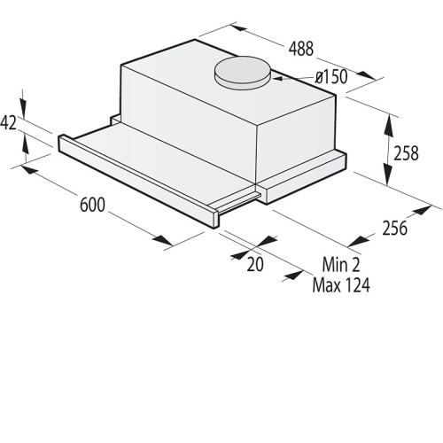 Вытяжка GORENJE TH606E7B