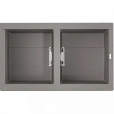 Кухонная мойка OMOIKIRI Banzen 86-2-GR Artceramic/leningrad grey (4993318)