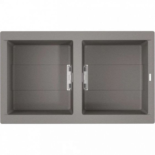 Кухонная мойка OMOIKIRI Banzen 86-2-GR Artceramic/leningrad grey (4993318)