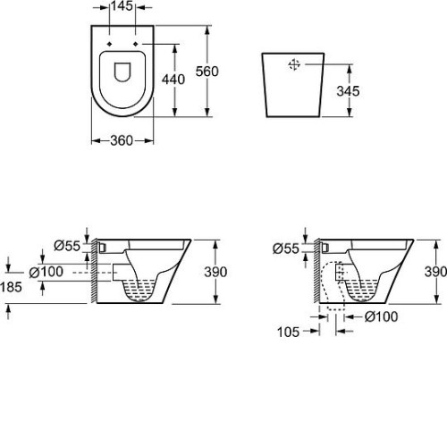 Унитаз GROSSMAN GR-PR3011