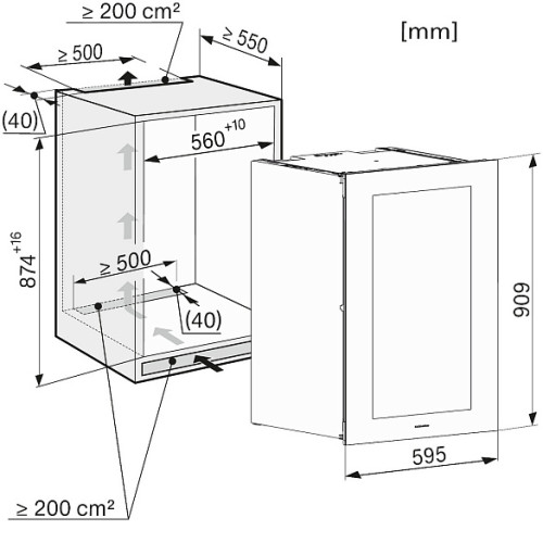 Винный шкаф MIELE KWT 6422 iG OBSW