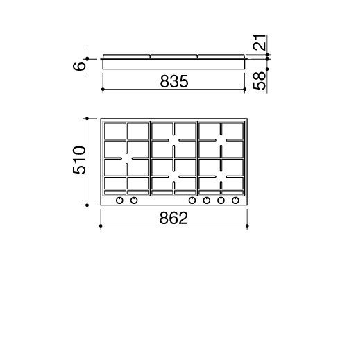 Варочная поверхность BARAZZA 1PBF95