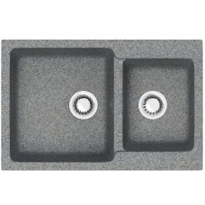 Кухонная мойка ZETT lab 191/Q8 темно-серый T191Q008