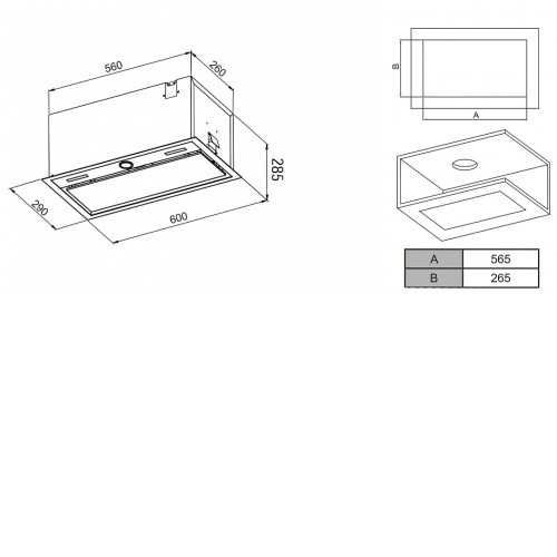 Вытяжка HAIER HVX-BI664GBX