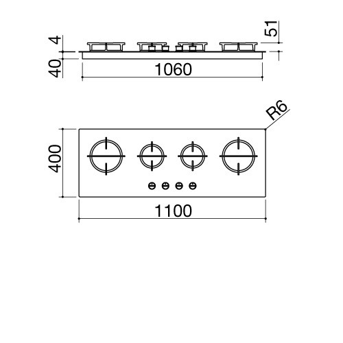 Варочная поверхность BARAZZA 1PMD104N