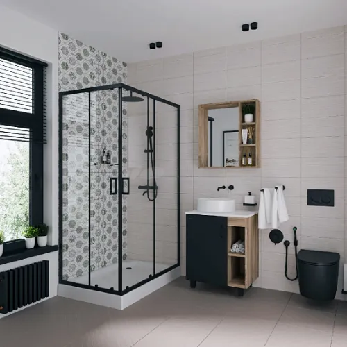 Душевое ограждение NIAGARA NG-6811-08 BLACK