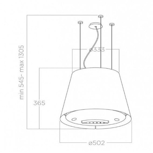 Вытяжка ELICA EASY UX WH/F/50 (PRF0119940A)
