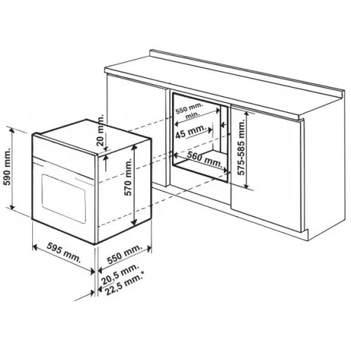 Духовой шкаф HOTPOINT-ARISTON fk 898e x