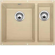 Кухонная мойка BLANCO ROTAN 340/160-U левая шампань (арт.521350) Кухонная мойка BLANCO ROTAN 340/160-U левая шампань (арт.521350)