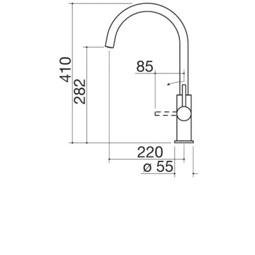 Смеситель BARAZZA 1RUBBO1S