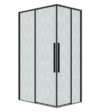 Душевое ограждение GROSSMAN 300.K33.01.9070.21.02 черный матовый