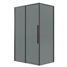 Душевое ограждение GROSSMAN 100.K33.01.100.21.10-200.K33.01.70.21.10 черный матовый
