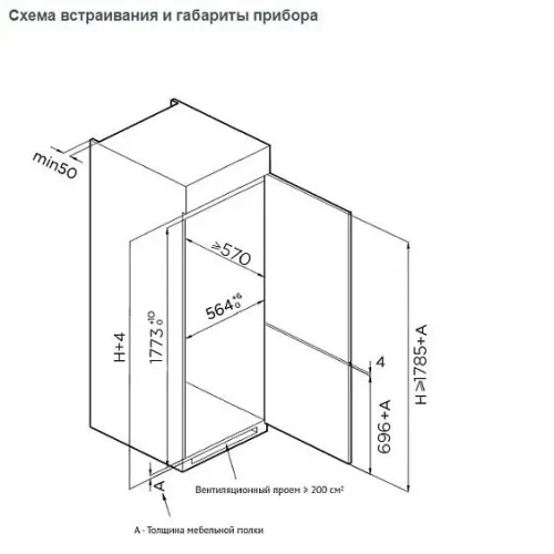 Холодильник KORTING KSI 17545 CFNF