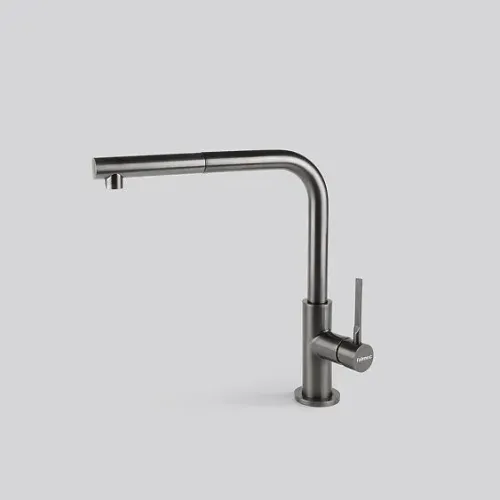 Смеситель FALMEC TREVI CORNER PVD BRUSHED GUN METAL (MTRC.00#PPF)